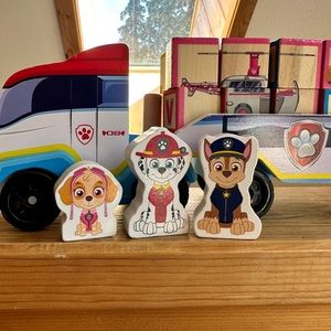 Paw Patrol wooden learning toy